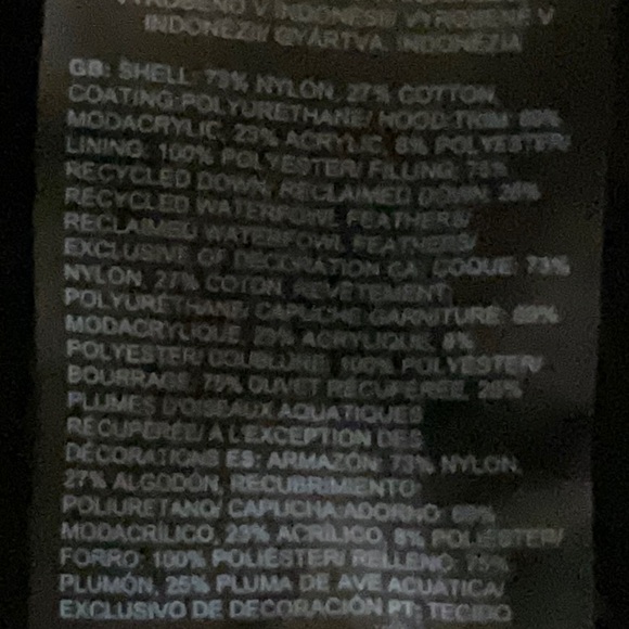 THE NORTH FACE WOMENS ARTIC WATER REPELLENT 550-Fill power Down PARKA SIZE 1X - Picture 7 of 13